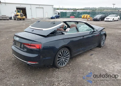 2018 Audi A5 2.0T Premium z USA, uszkodzony, nr VIN WAU2NGF52JN020919
